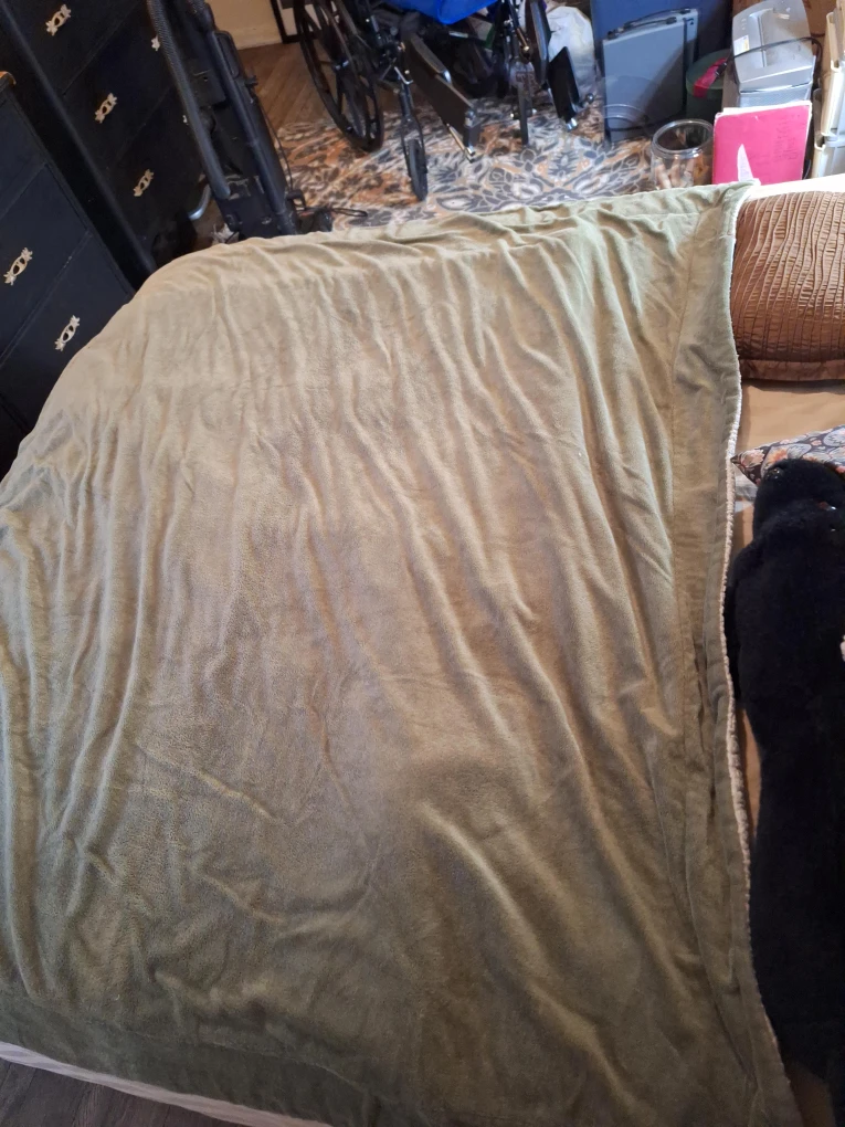 Soft Green Throw Blanket