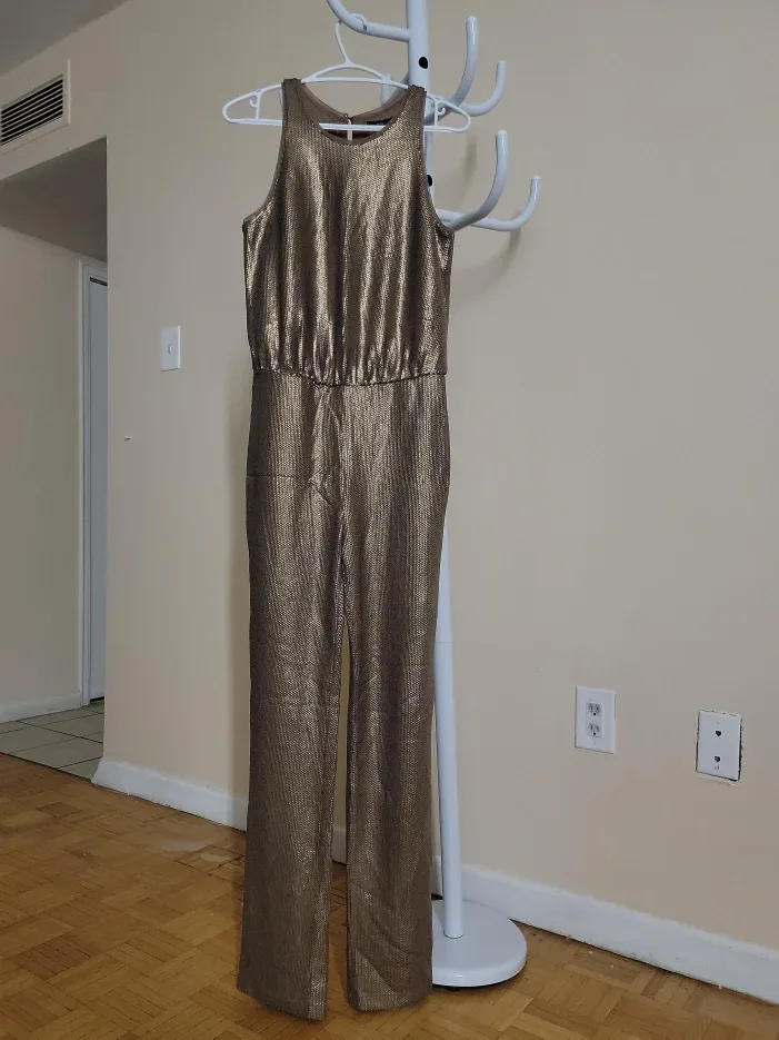 Gold Sequin Jumpsuit