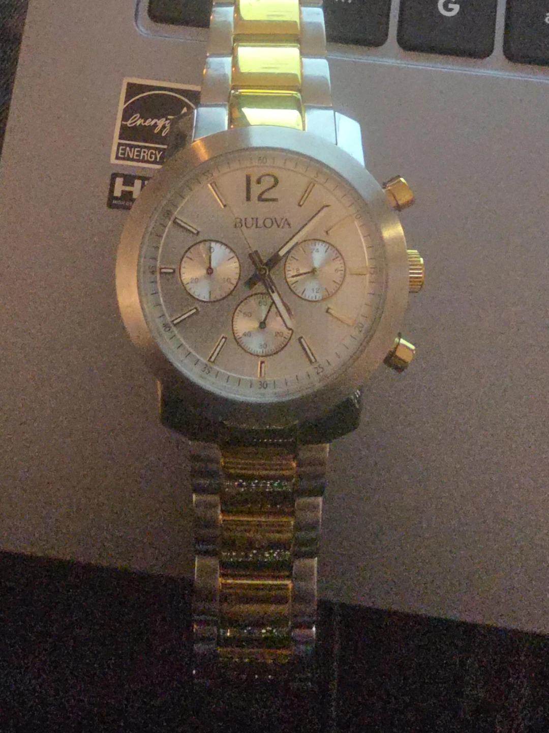 Bulova Two-Tone Chronograph Watch