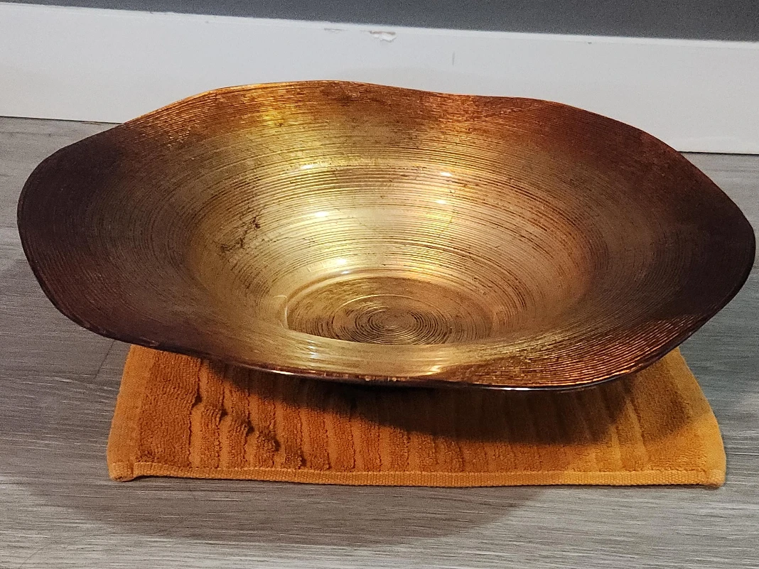 Decorative Bronze Shaded Bowl
