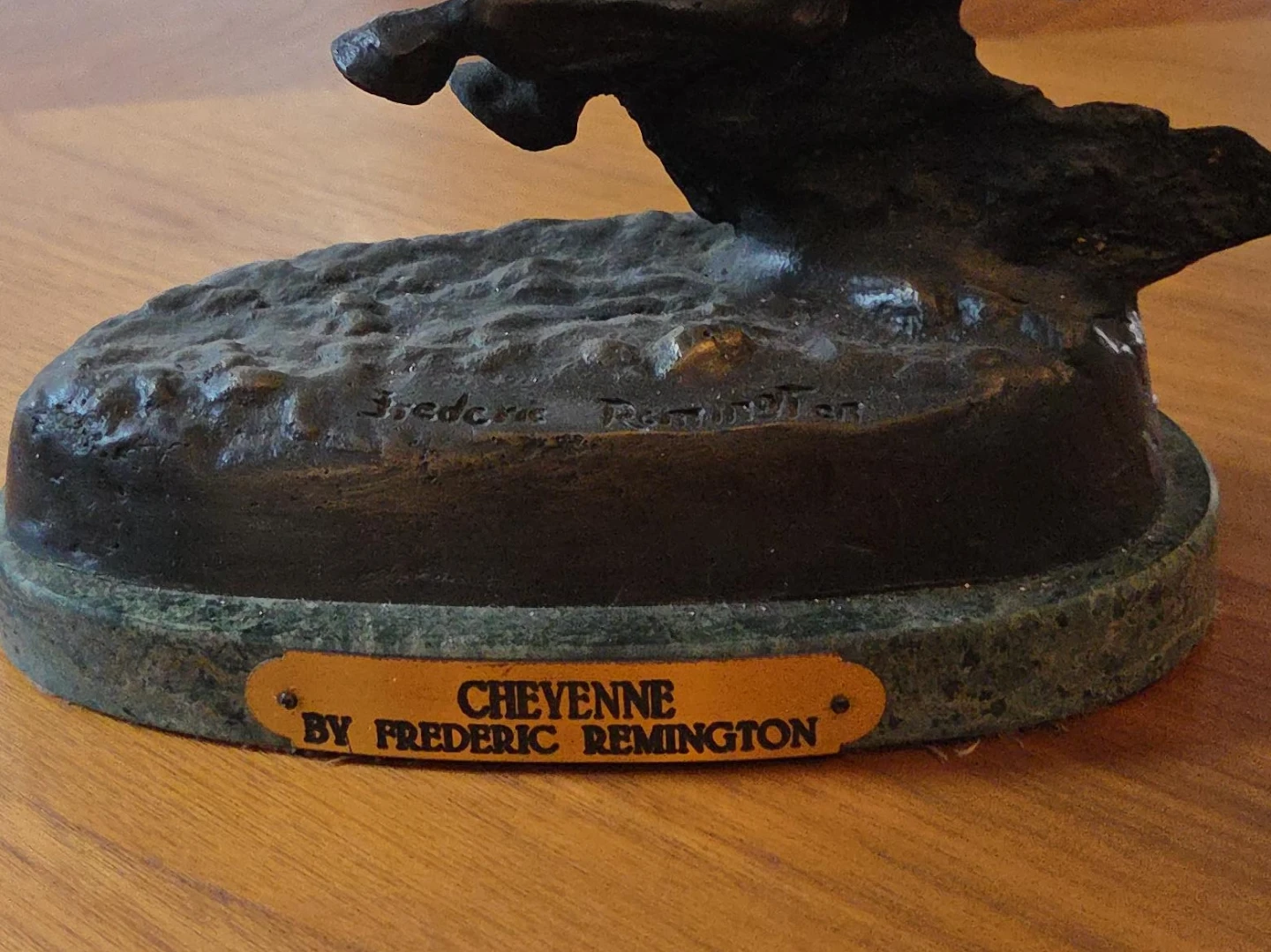 Frederic Remington Cheyenne Bronze Sculpture