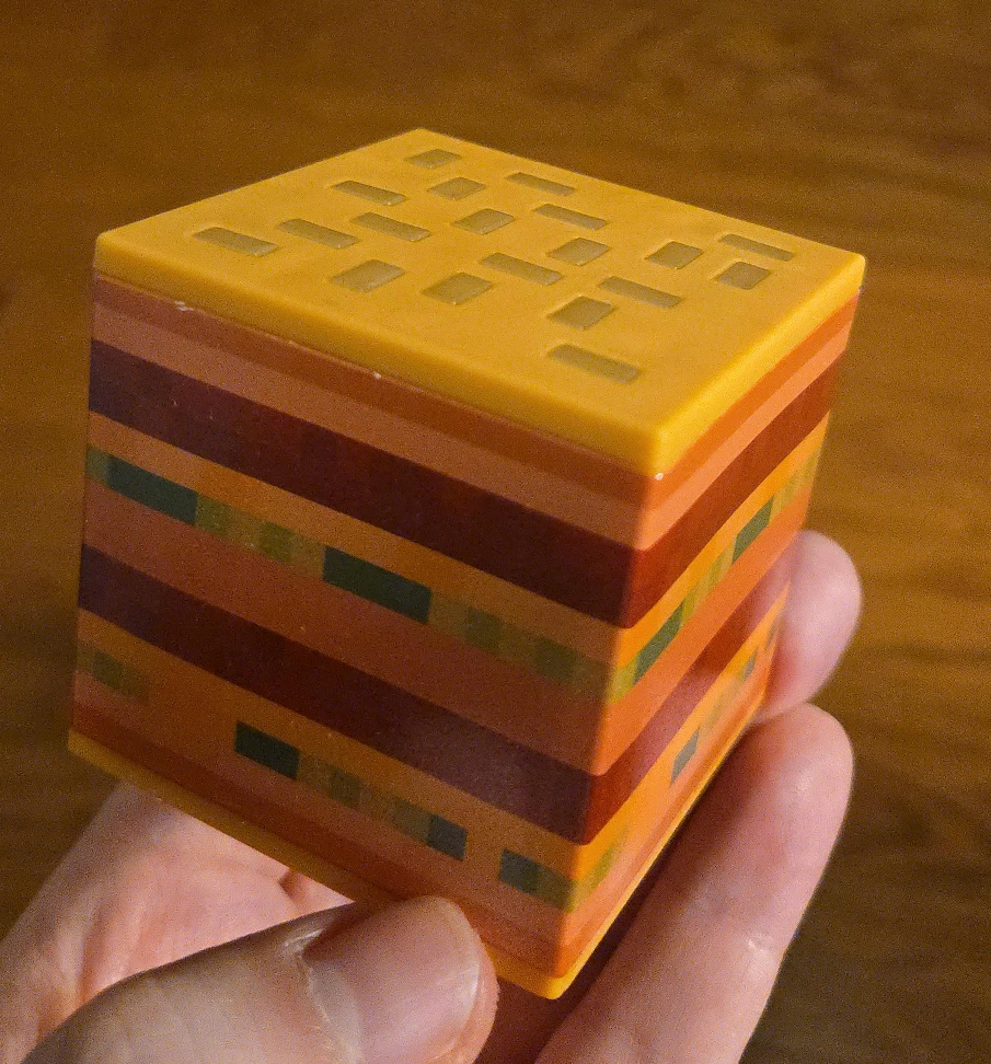 McDonald's Minecraft Burger Block and Skin Card