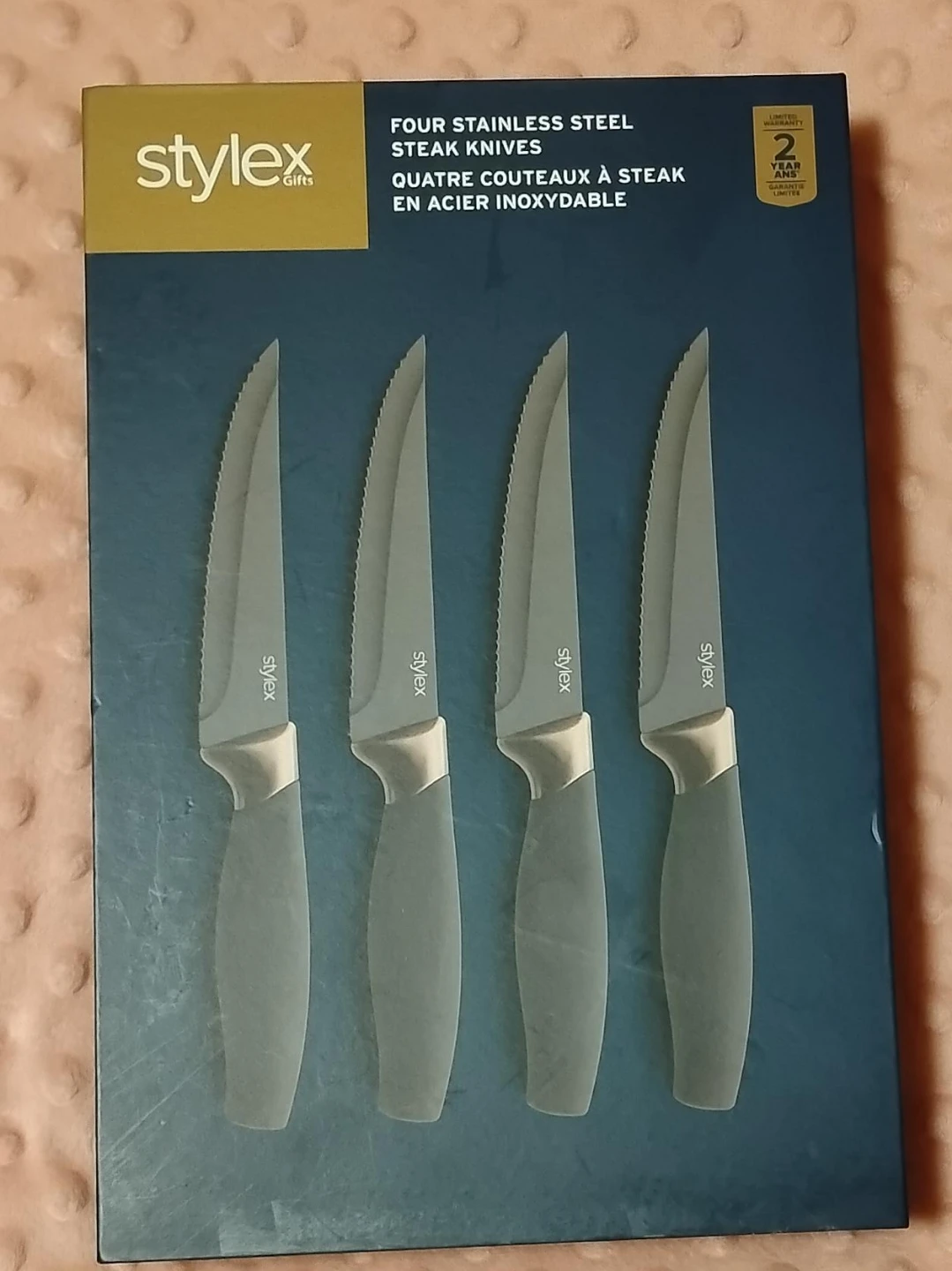 Stylex 4-Piece Stainless Steel Steak Knives