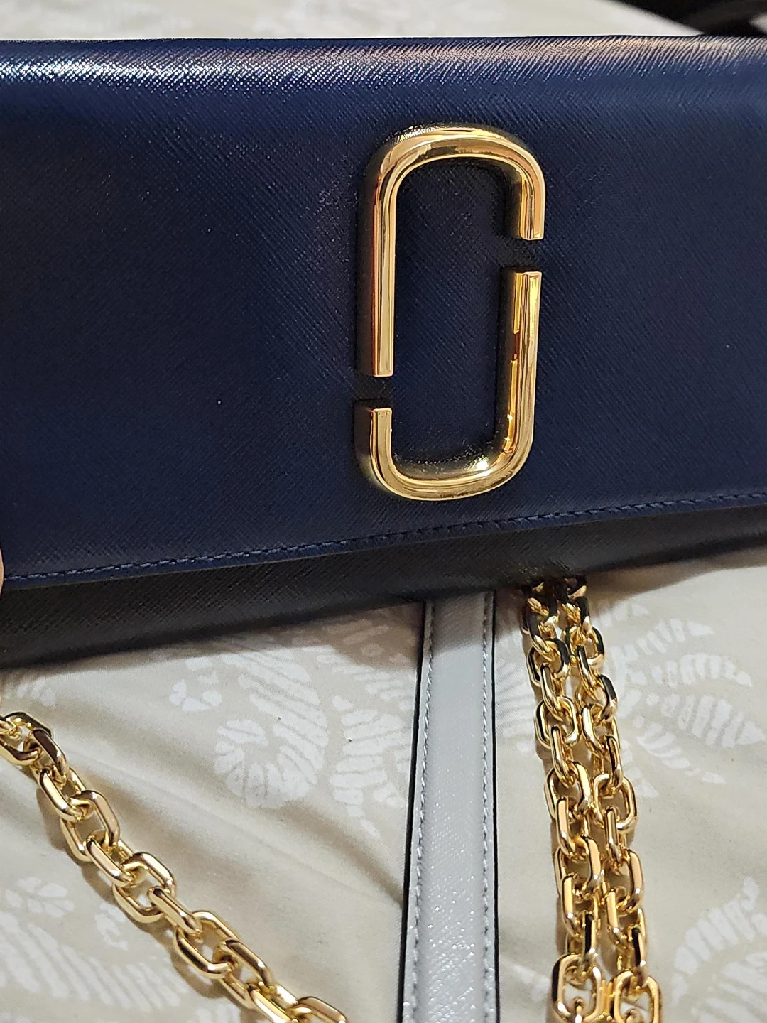 Marc Jacobs Snapshot Wallet on Chain - Navy