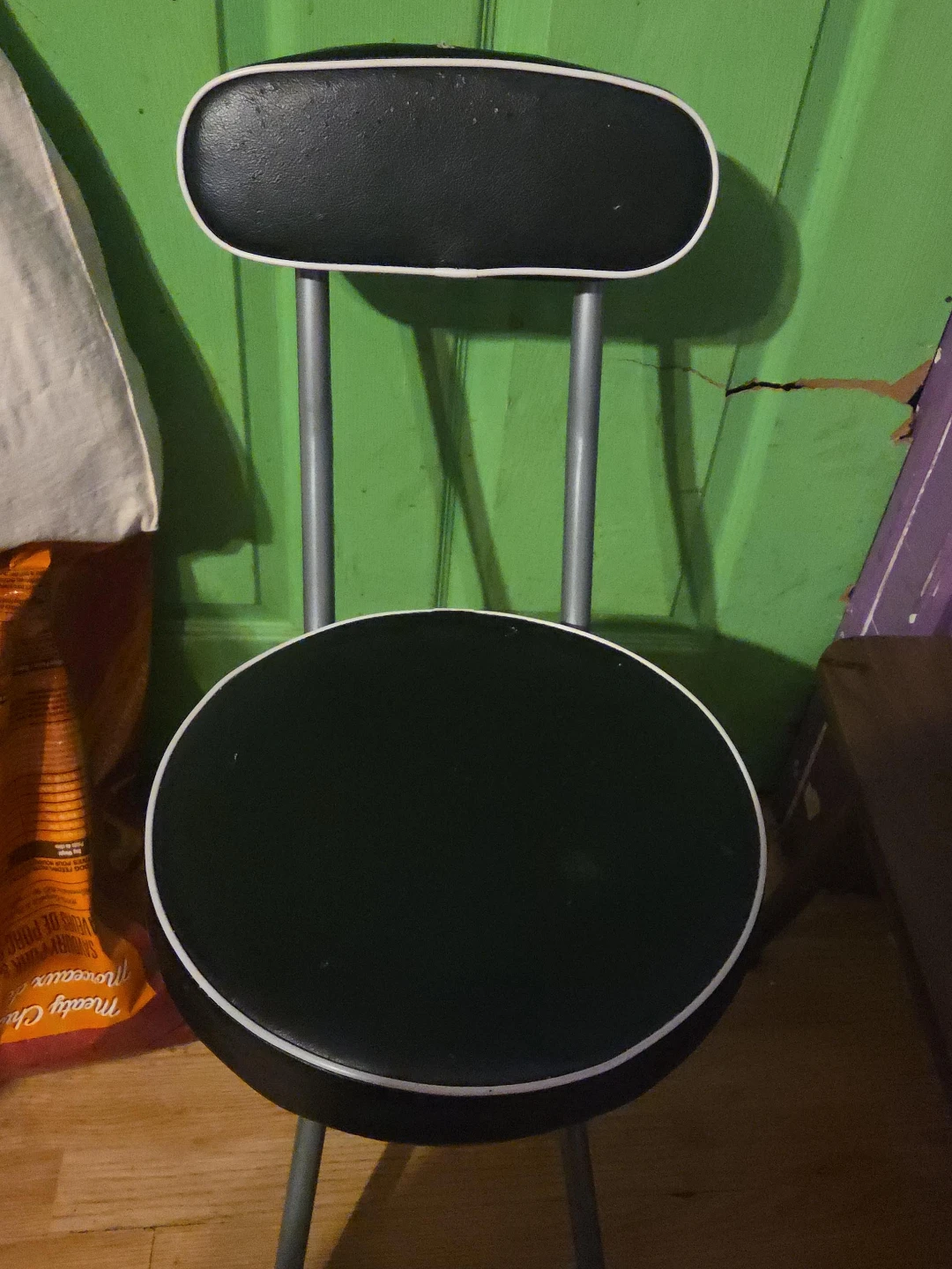 Black & Silver Bar Stool