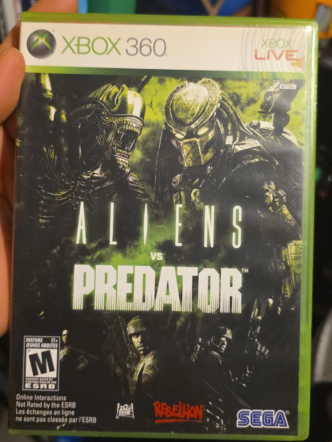 Aliens vs Predator - Xbox 360 Game