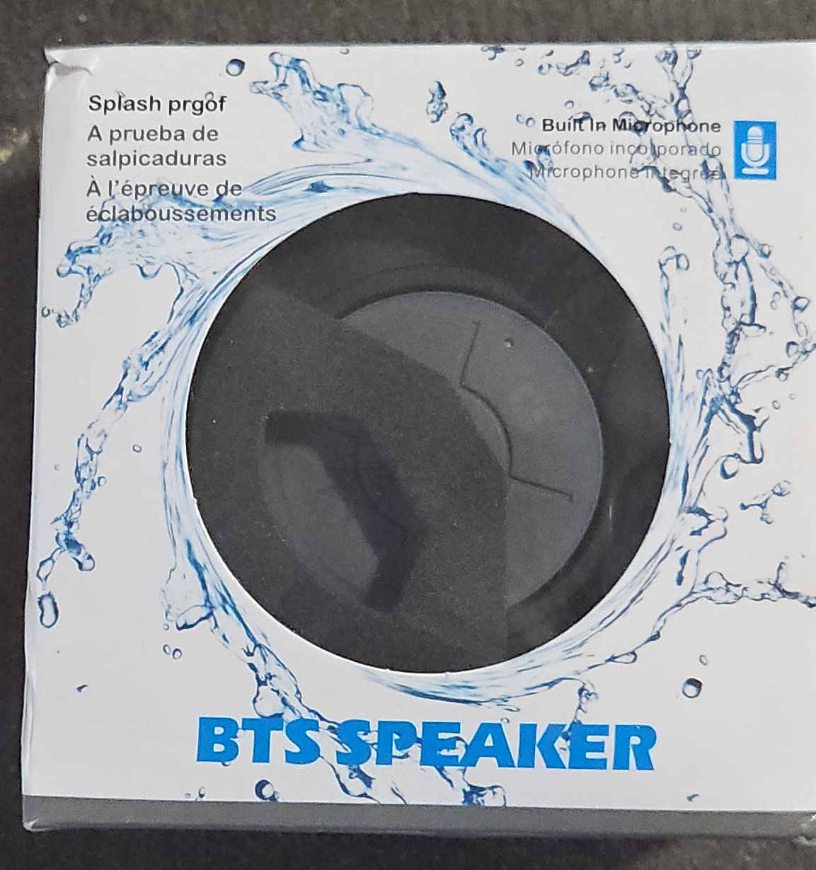 BTS Speaker - Splash Proof with Built-in Microphone