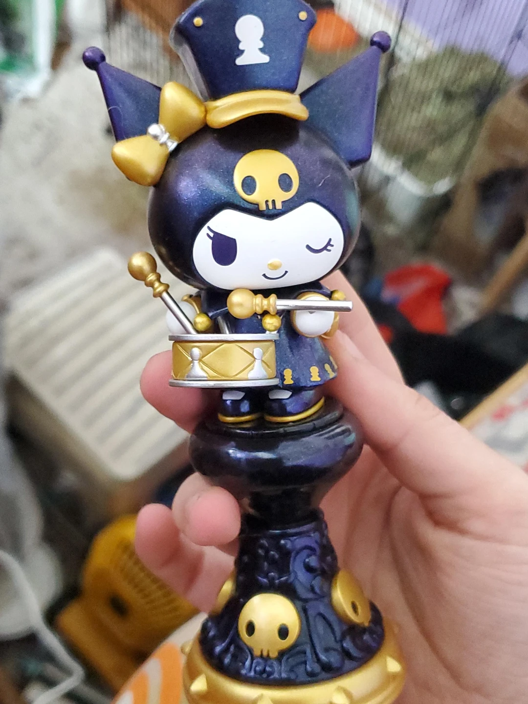 Kuromi Drummer Figurine (pawn on the right)