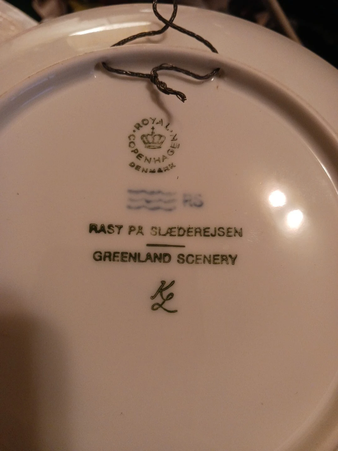Royal Copenhagen Greenland Scenery Plate
