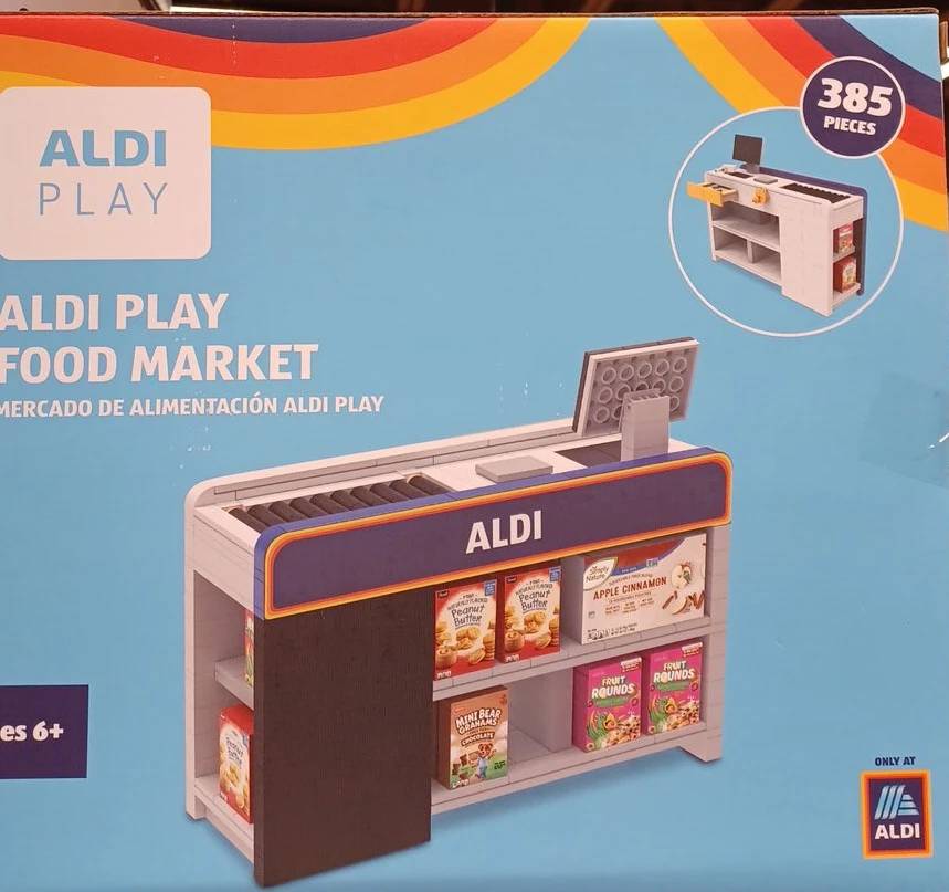 ALDI PLAY Food Market - 385 Pieces