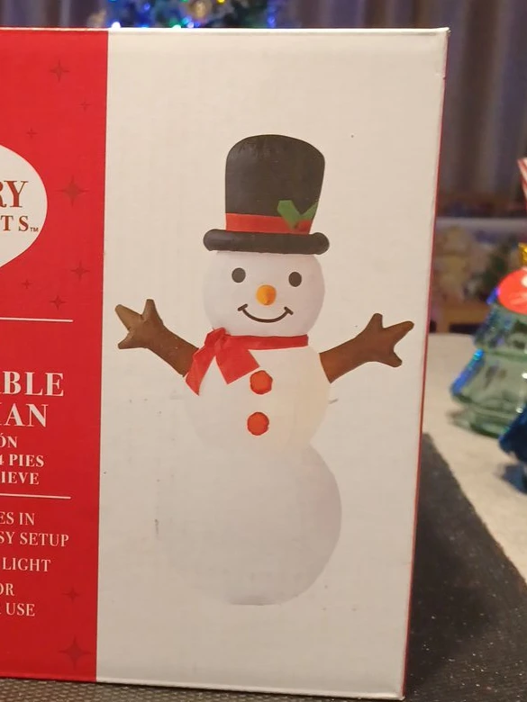Merry Moments 4 FT Inflatable Snowman - New
