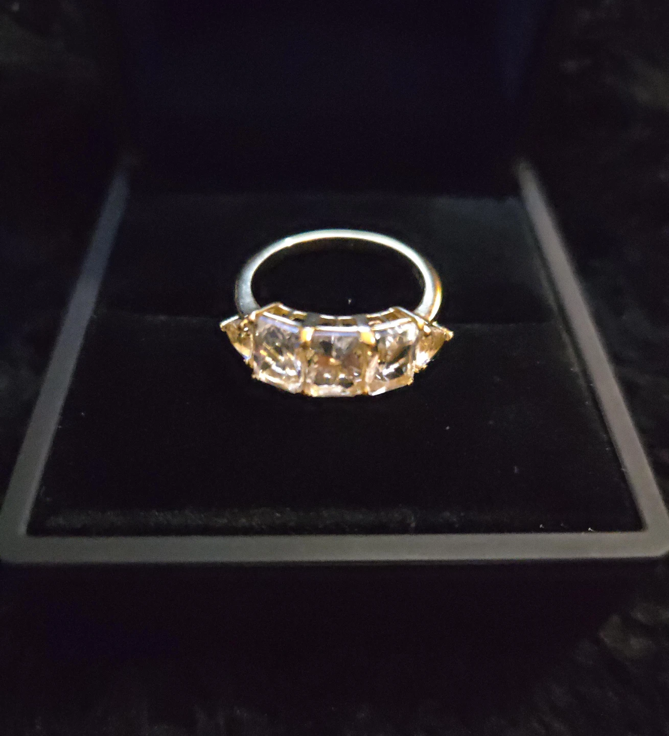 Genuine Petallite Trilogy Gemstone Ring 2.70ctw - photo 2