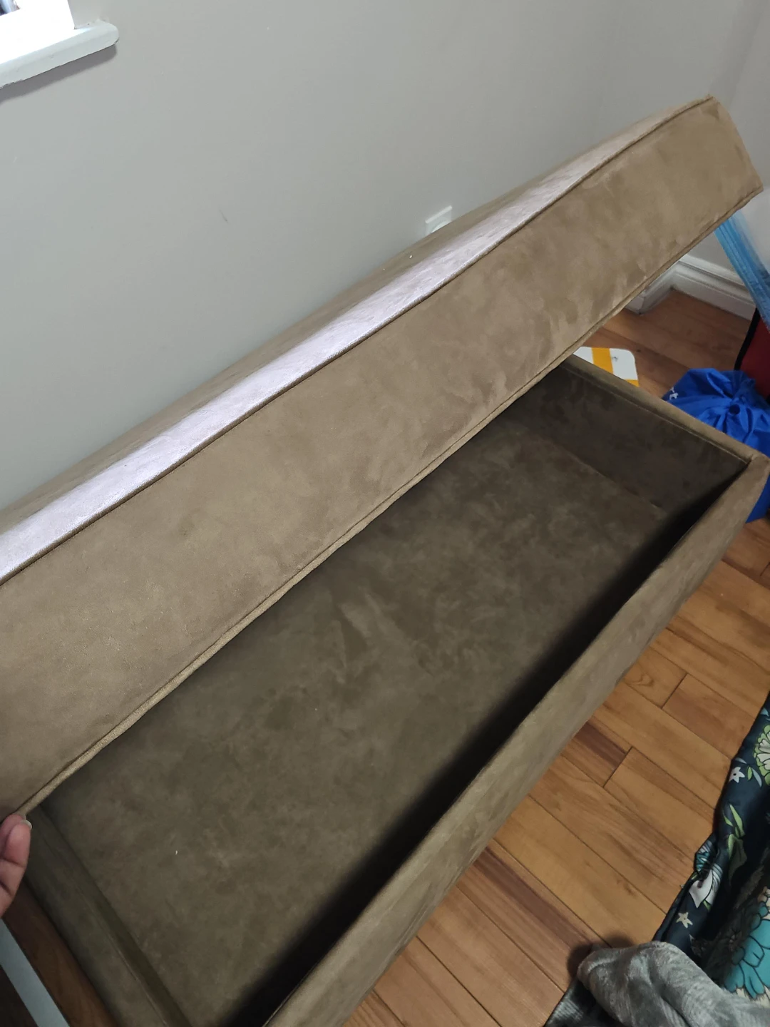 Storage Ottoman - Beige