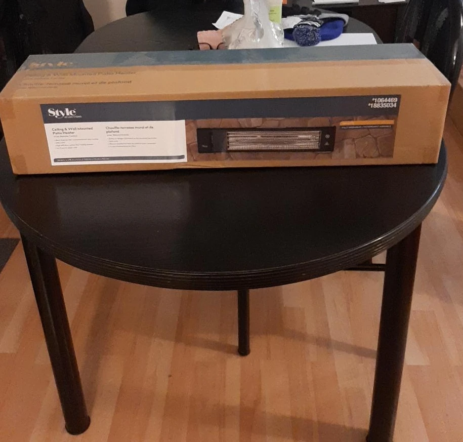 Style Selections Ceiling/Wall Patio Heater - NEW!