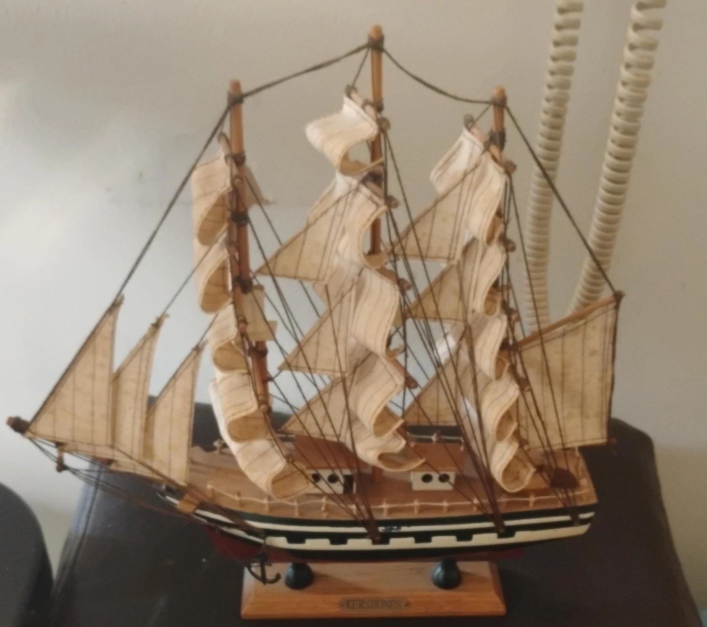 Vintage Kershones Sailboat Model