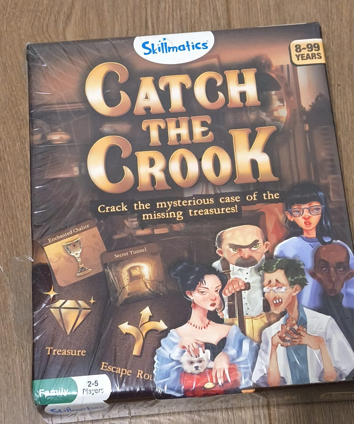 Skillmatics Catch The Crook Board Game (Ages 8-99)