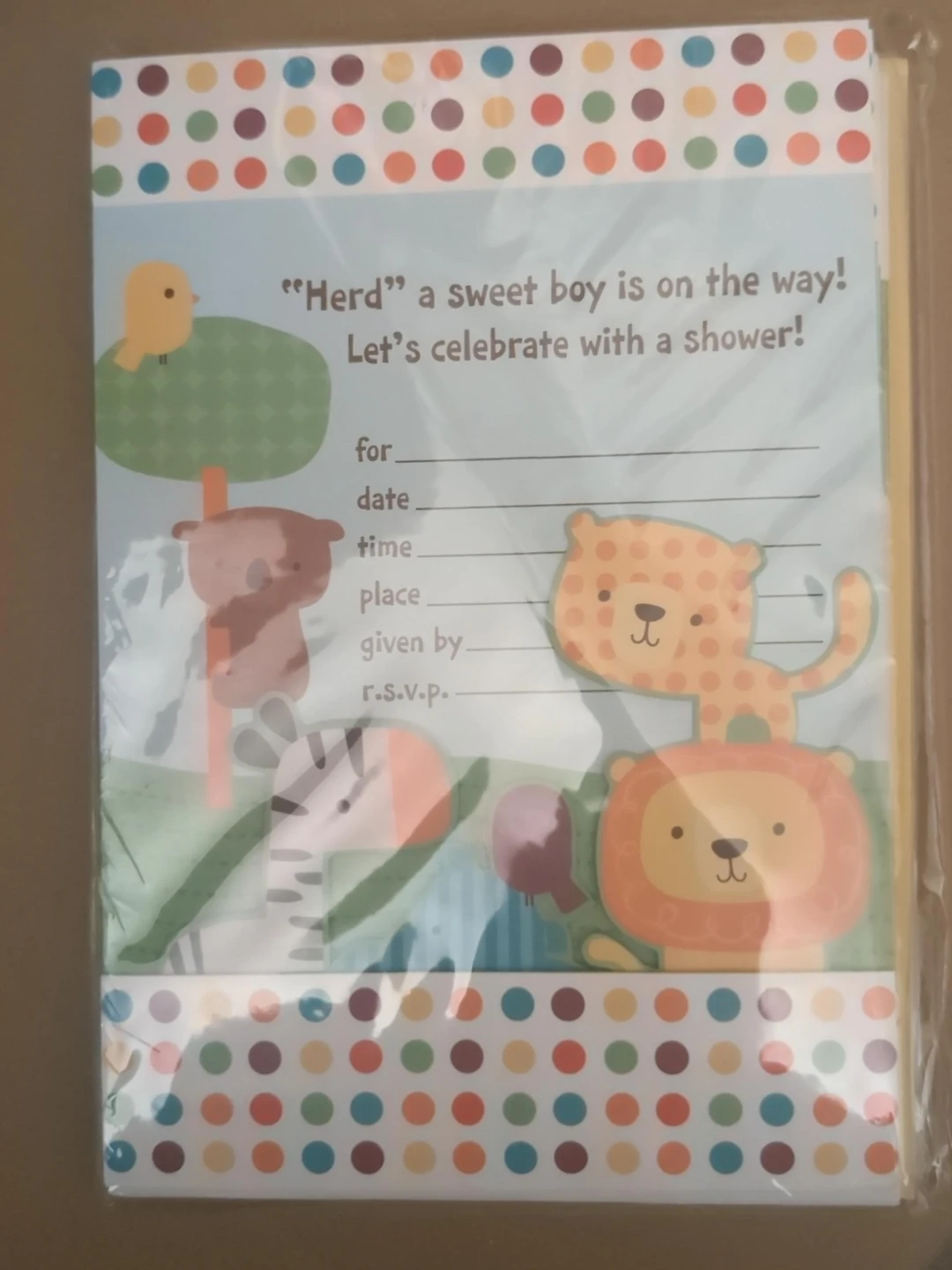 Hallmark Baby Shower Invitations - New
