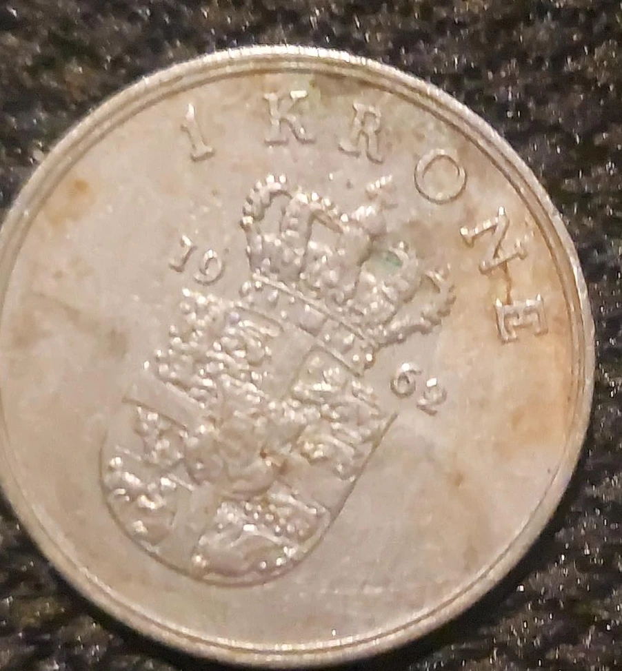 1962 1 KRONE Coin
