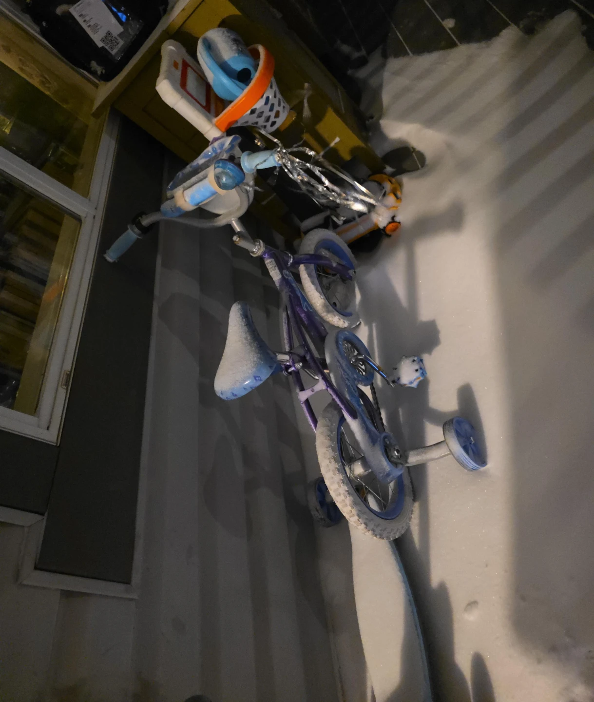 Kids' Purple Training Bicycle
