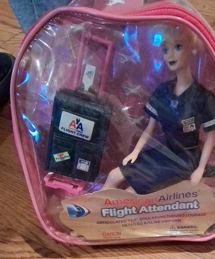 American Airlines Flight Attendant Doll - New in Package!