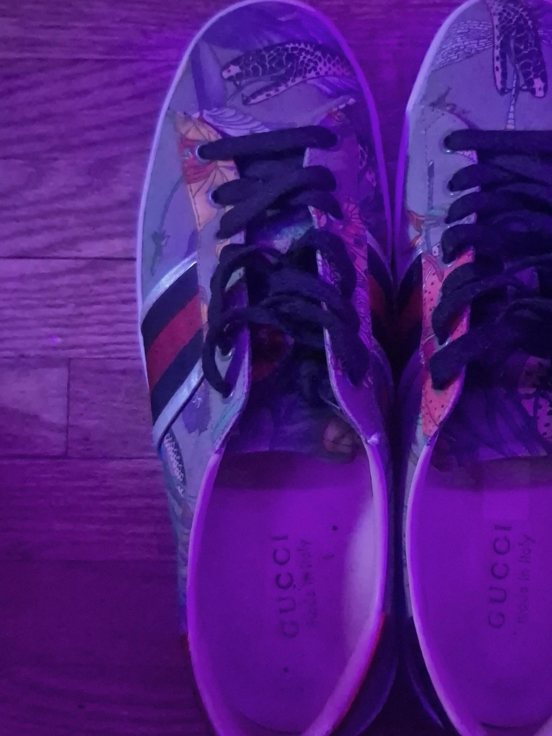 Gucci Floral Print Sneakers - photo 4