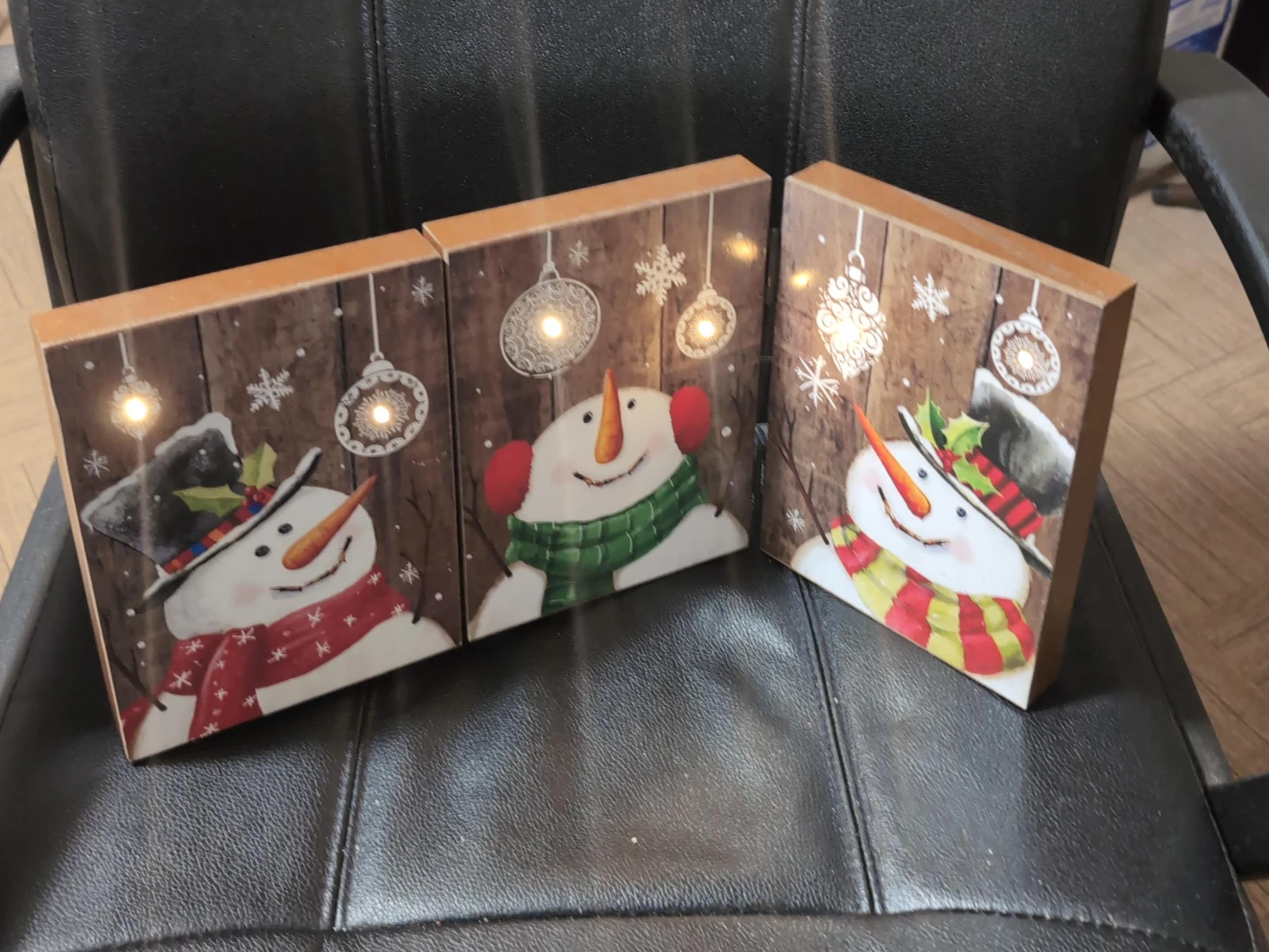 Light Up Snowman Decor