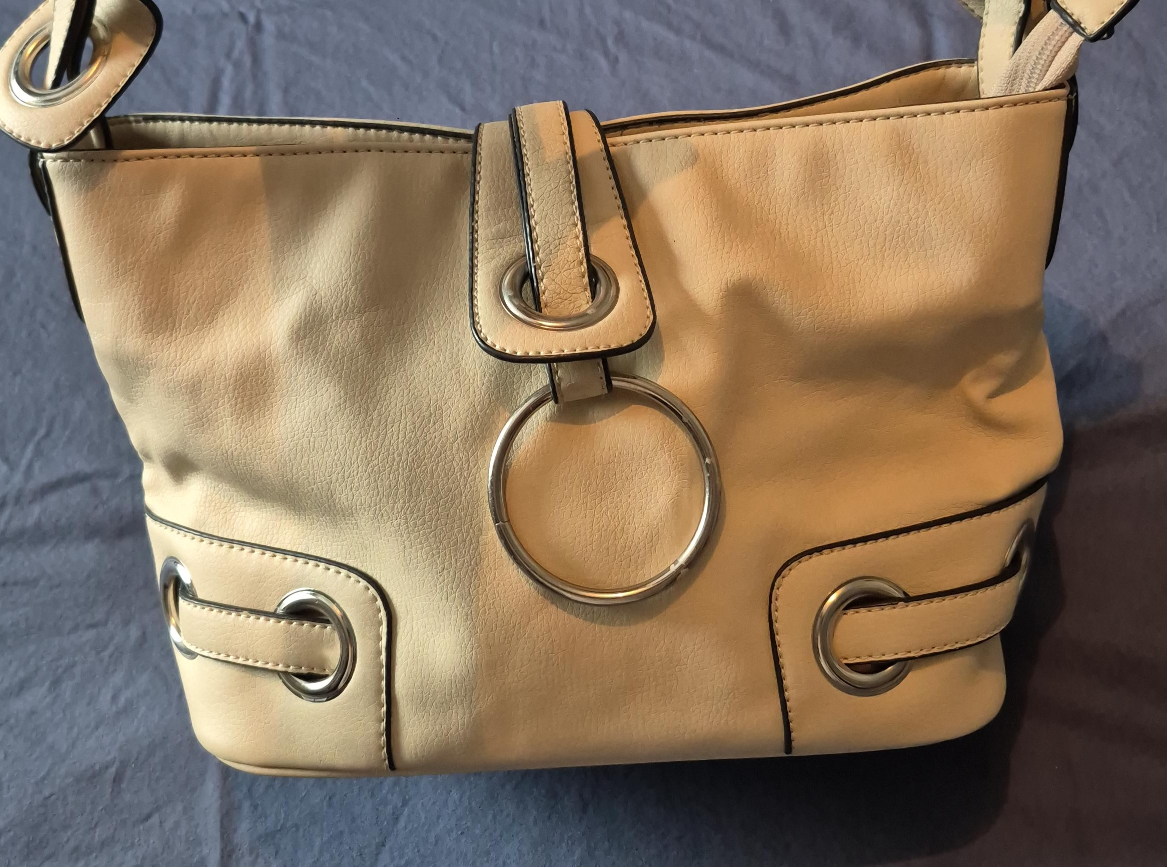 Beige Shoulder Bag