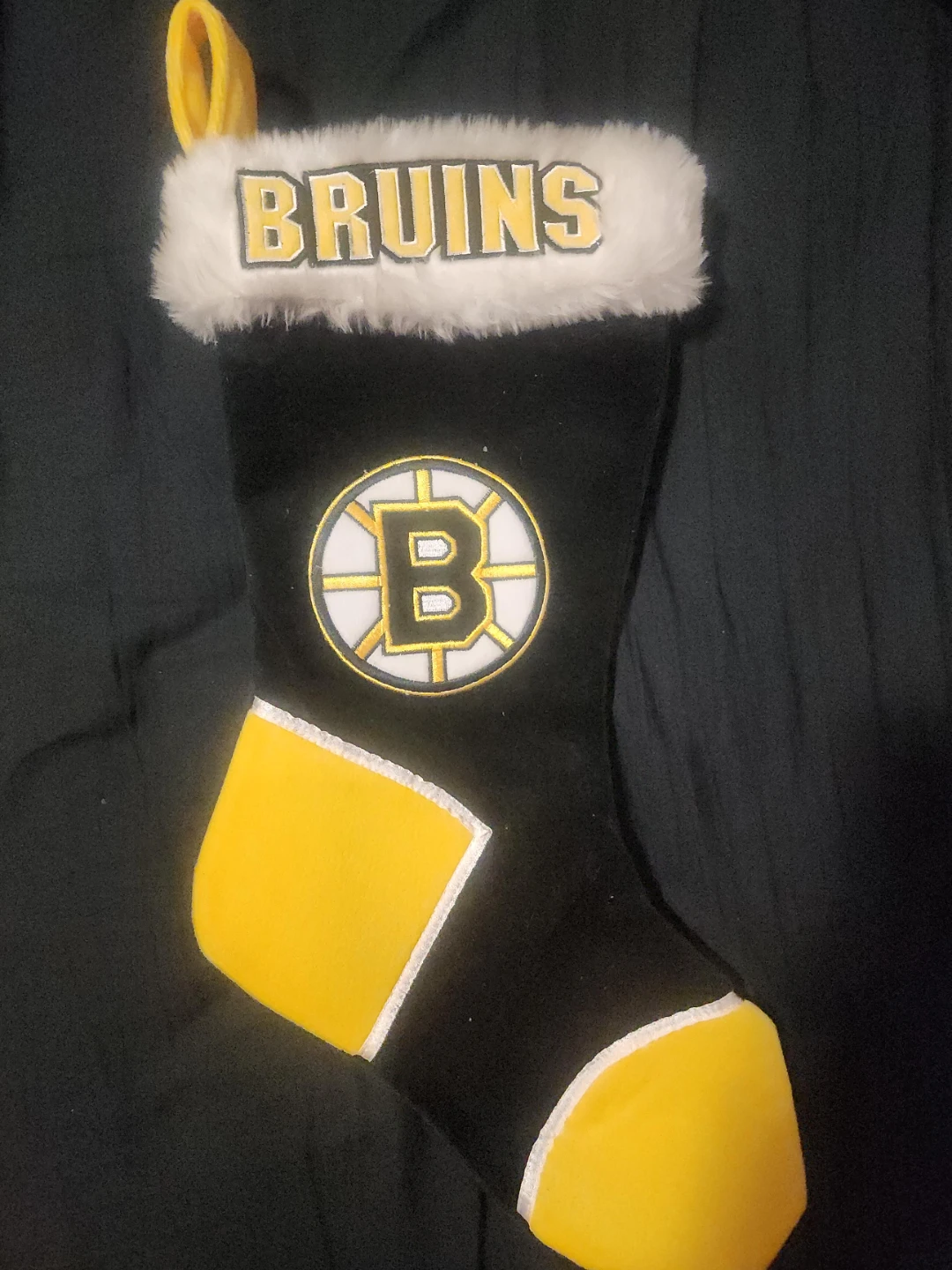 Boston Bruins Christmas Stocking