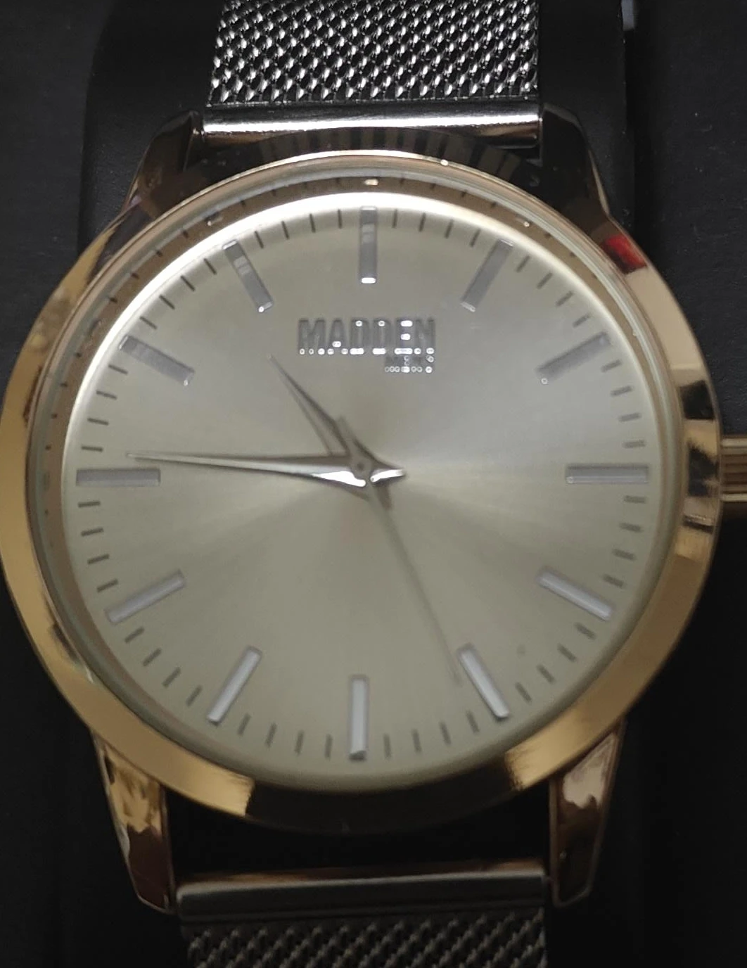 Madden Men's Watch - Silver/Gold
