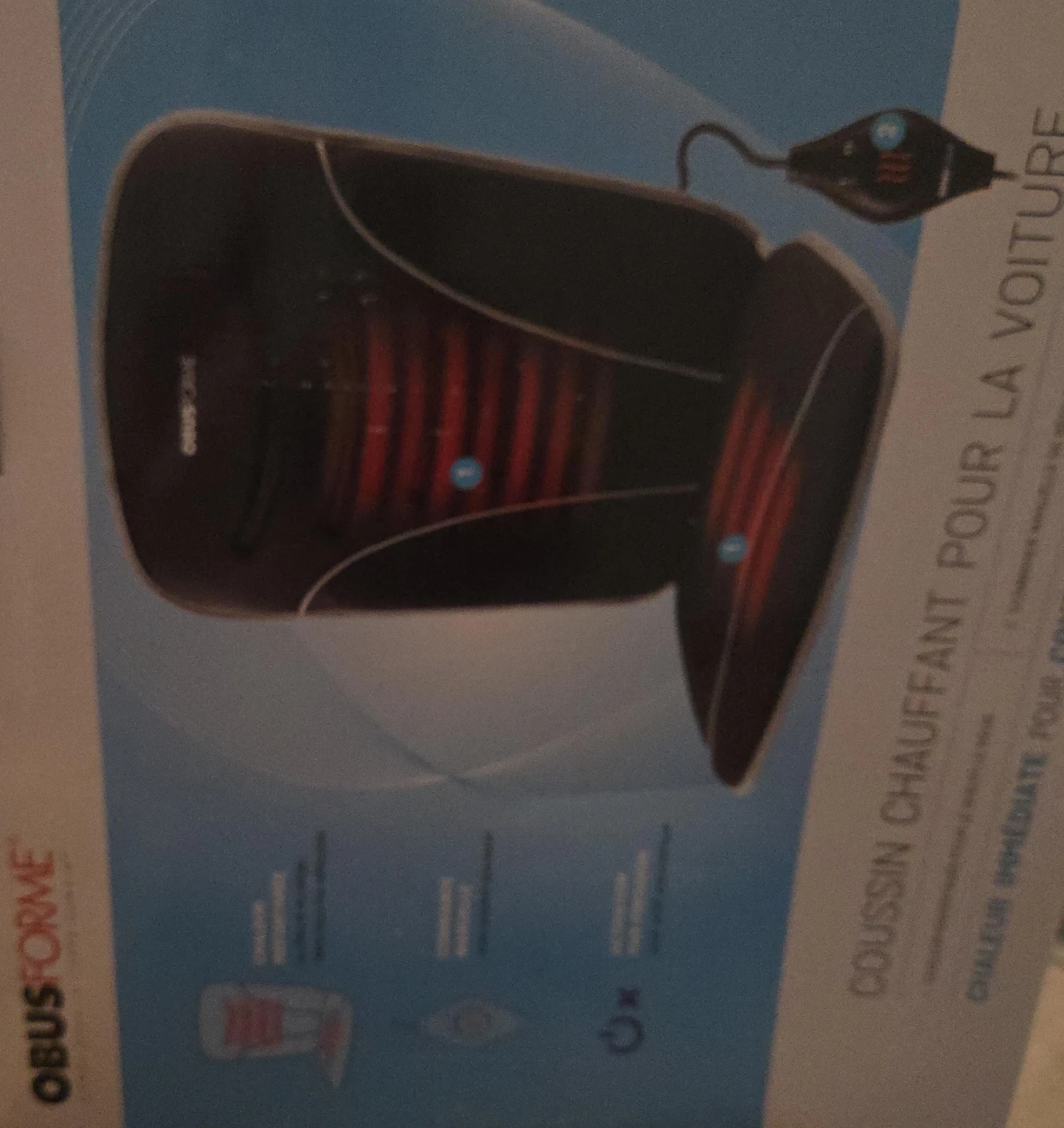 ObusForme Heated Car Seat Cushion