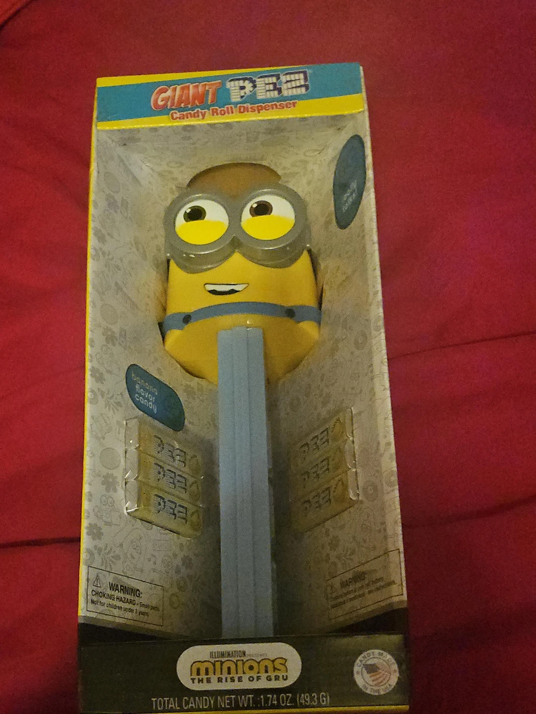 Giant PEZ Minions Candy Roll Dispenser