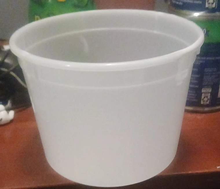 White Plastic Container