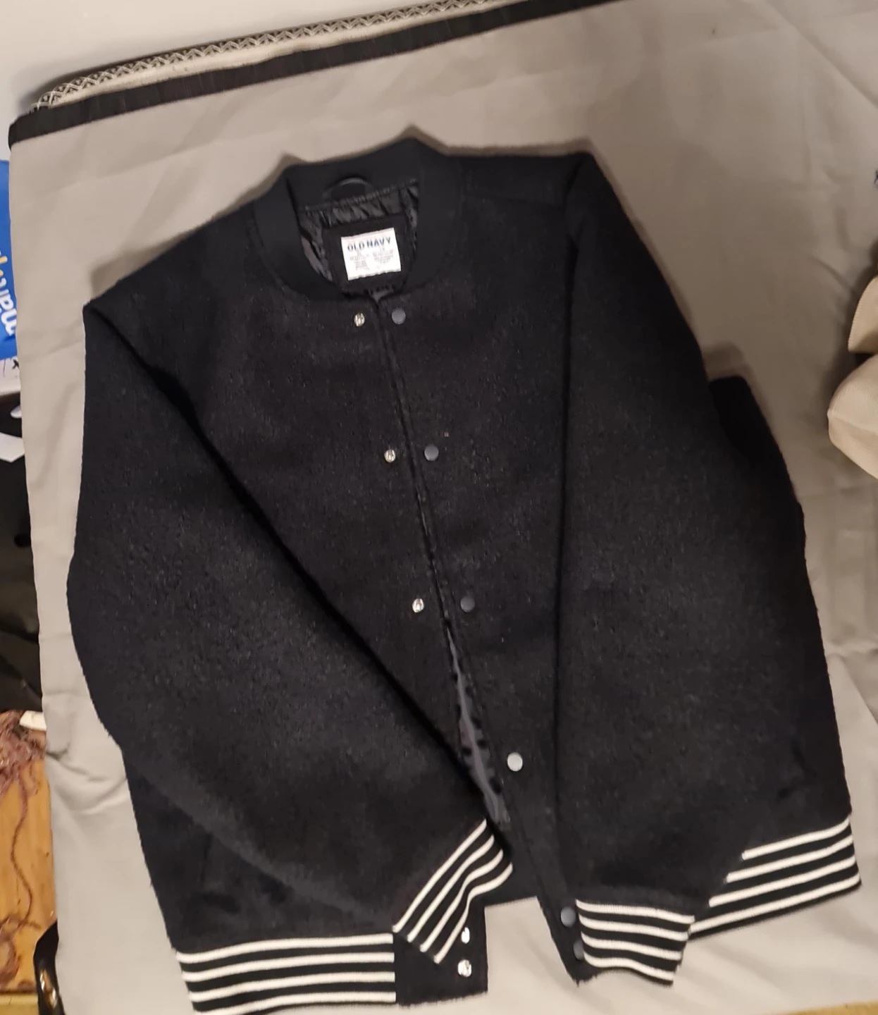 Old Navy Black Bomber Jacket