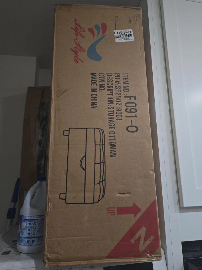Life Style Storage Ottoman - New in Box!