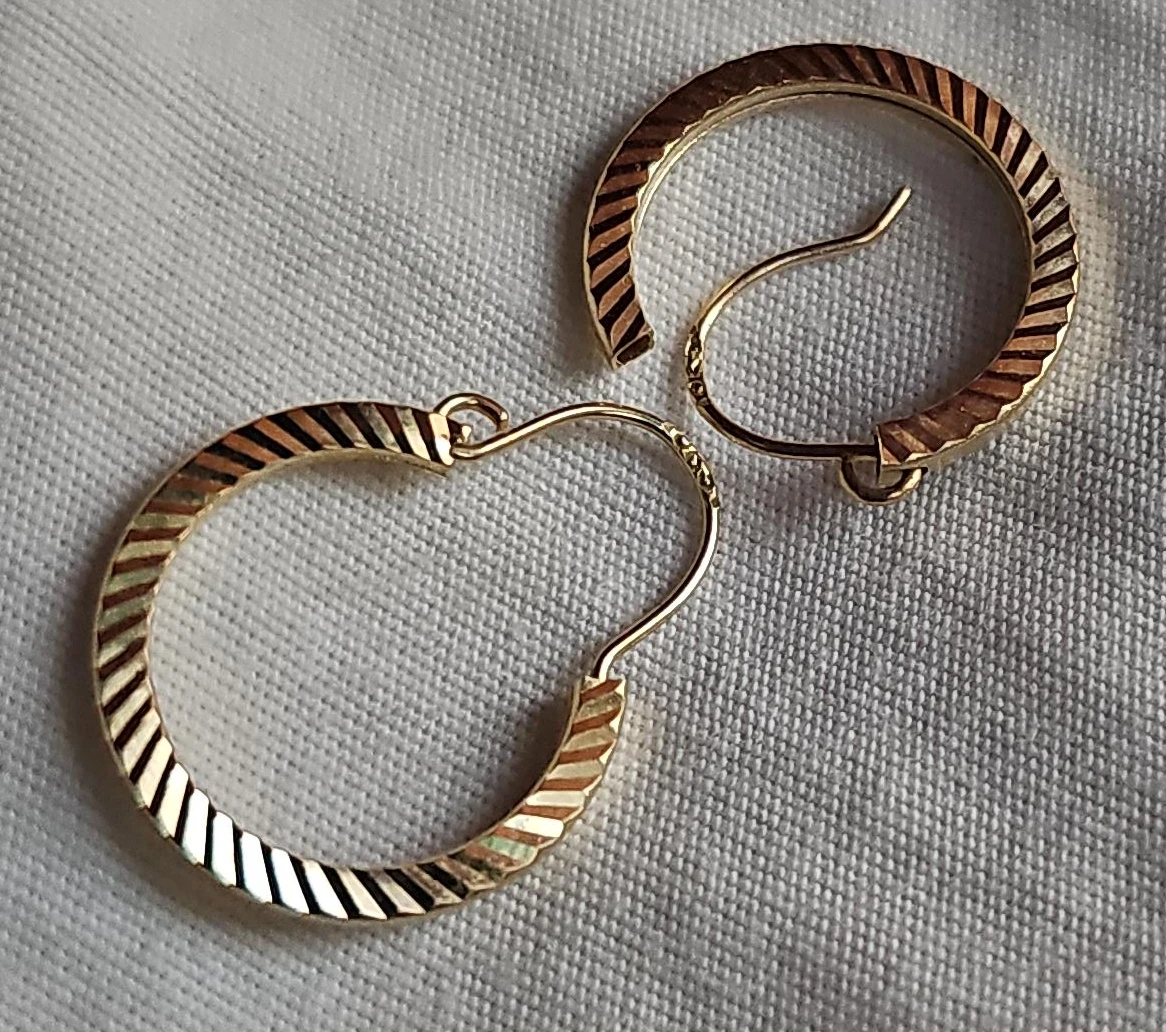 Gold Hoop Earrings