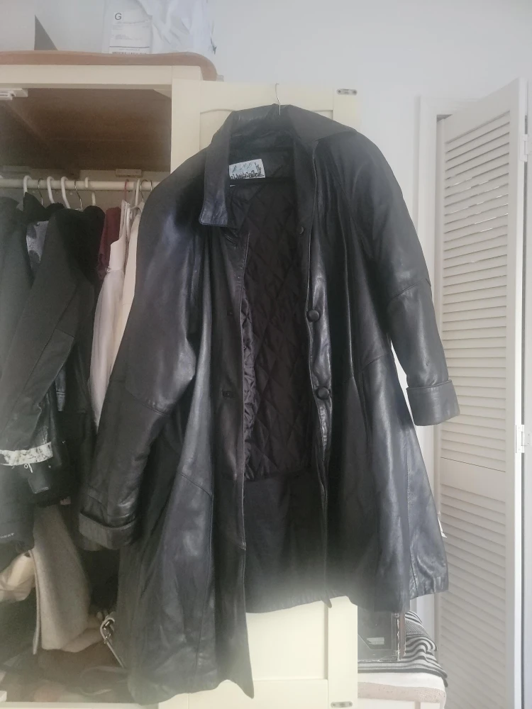 Black Leather Coat