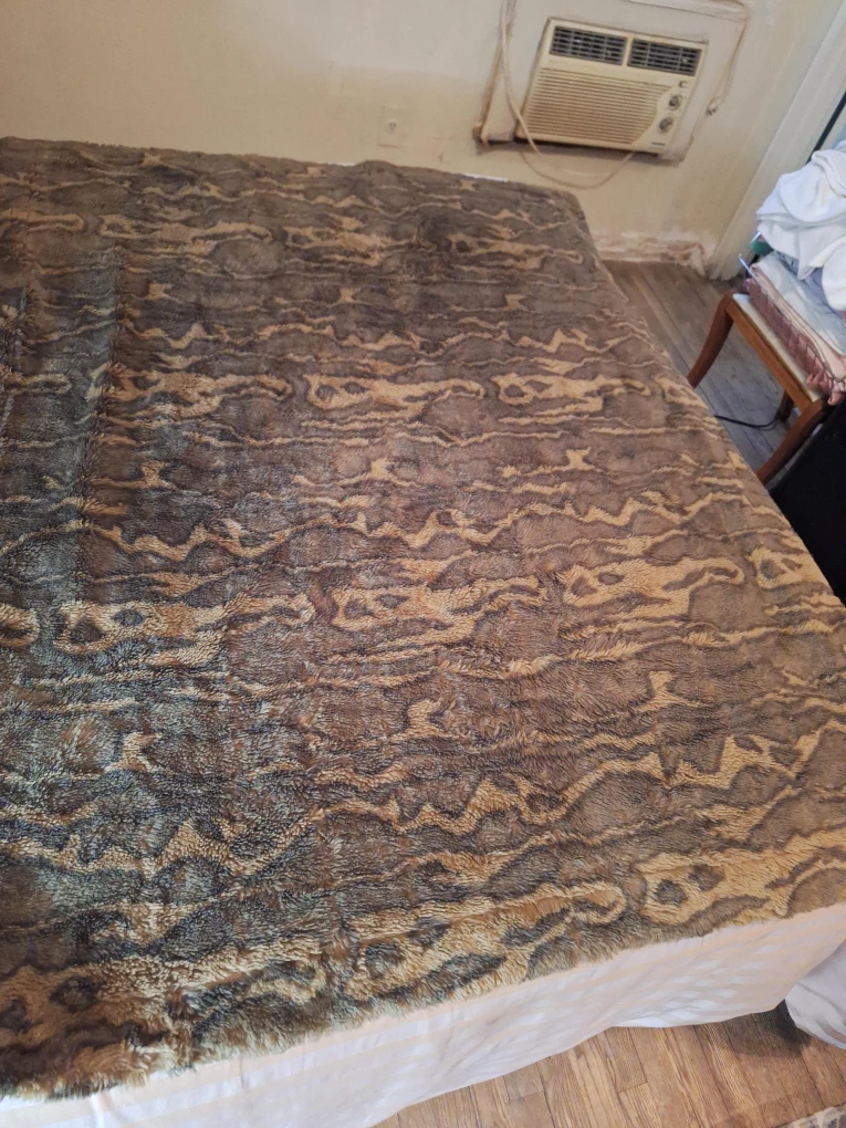 Brown Patterned Blanket