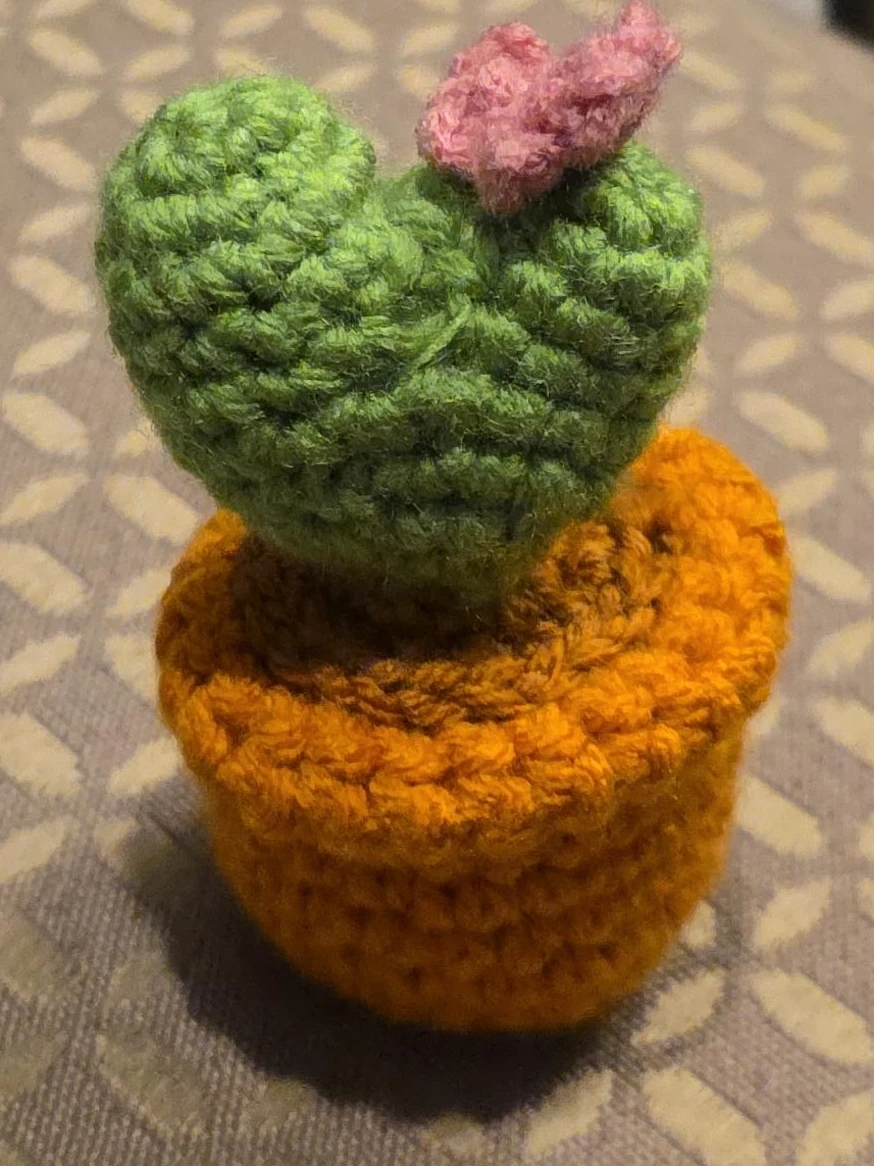 Crocheted Cactus in Pot