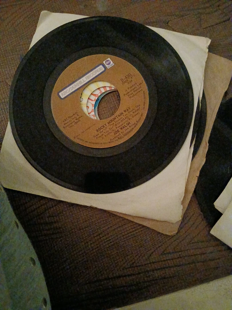 Joe Walsh - Rocky Mountain Way 45 RPM Record