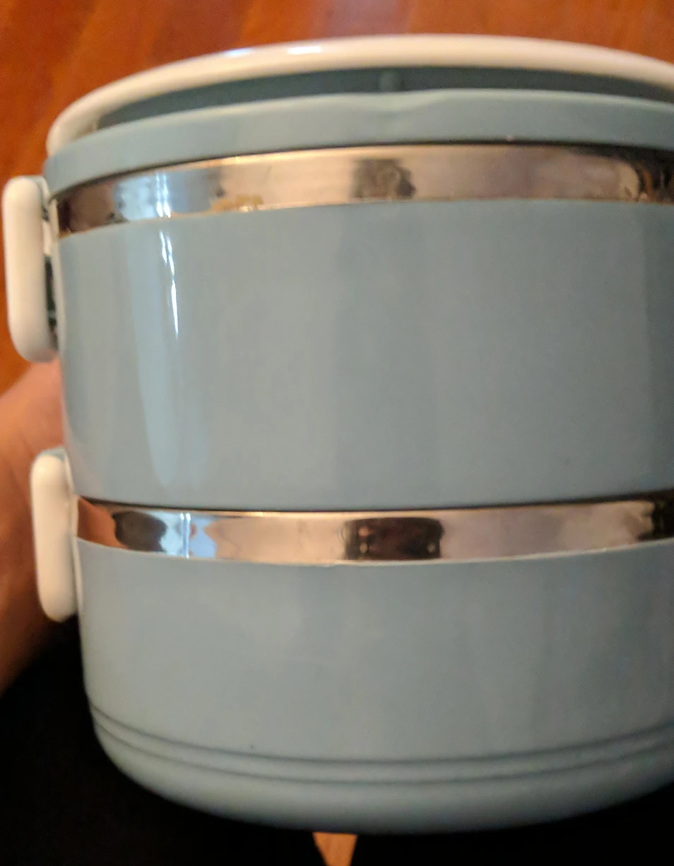 Blue Stainless Steel Lunch Box #Cleanout