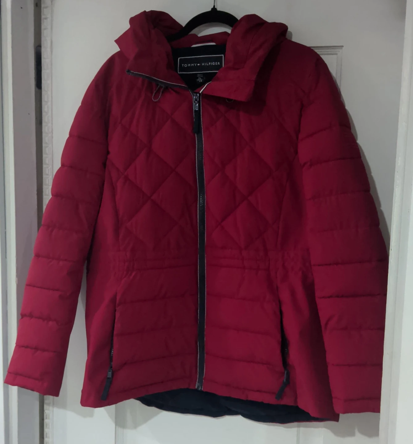 Tommy Hilfiger Red Puffer Jacket