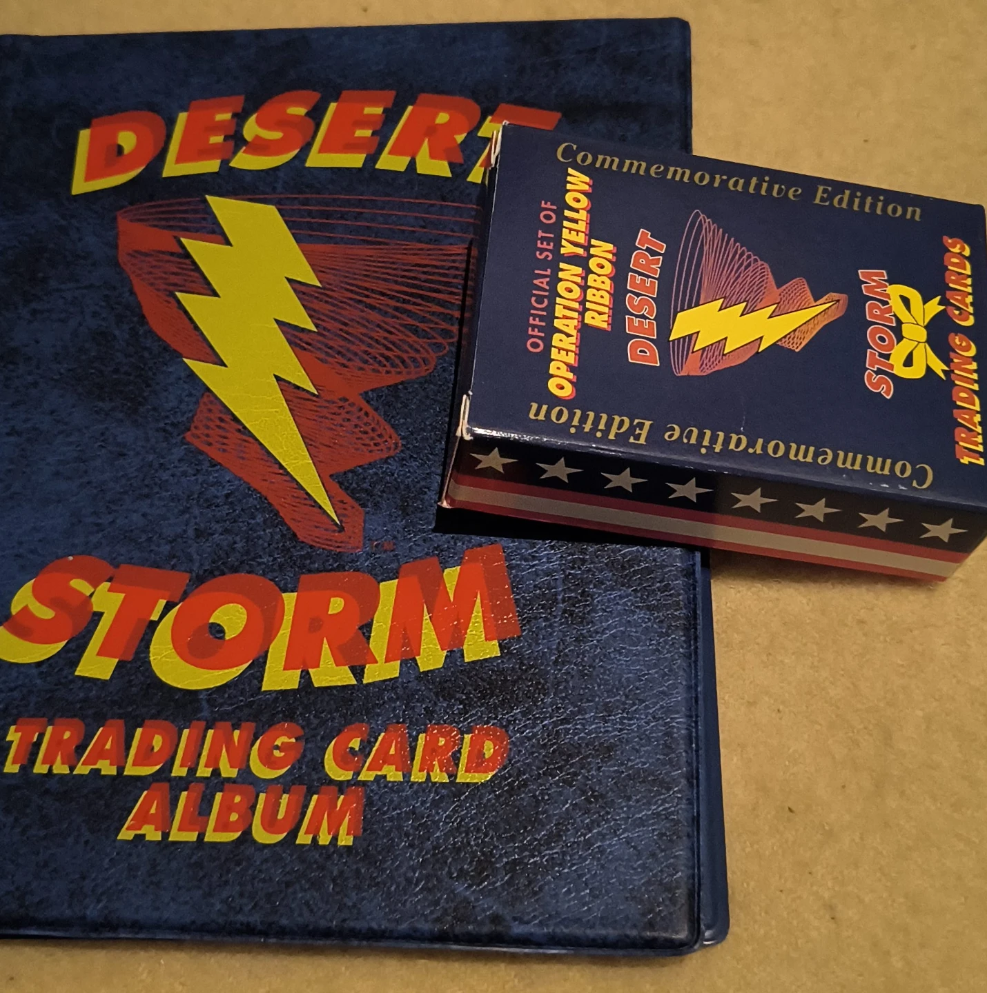 Desert Storm Trading Card Album & Cards