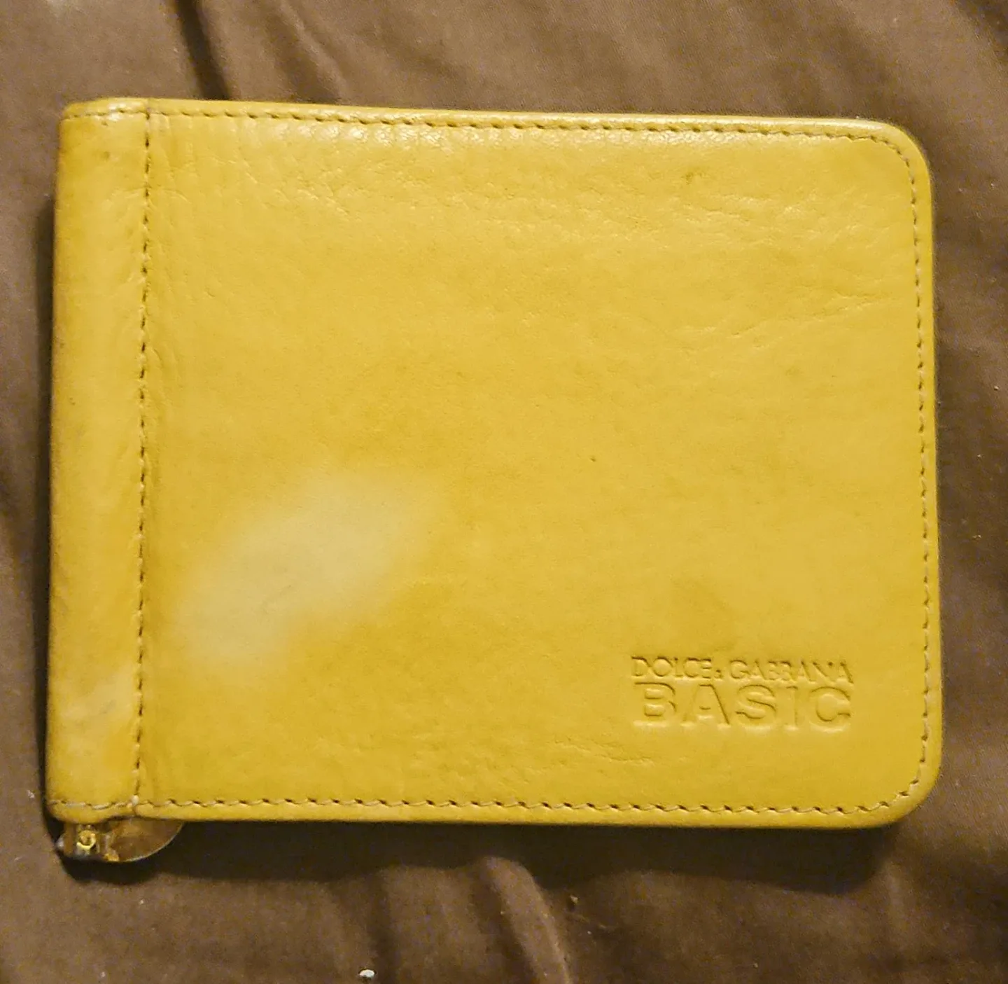 Dolce & Gabbana Basic Yellow Wallet