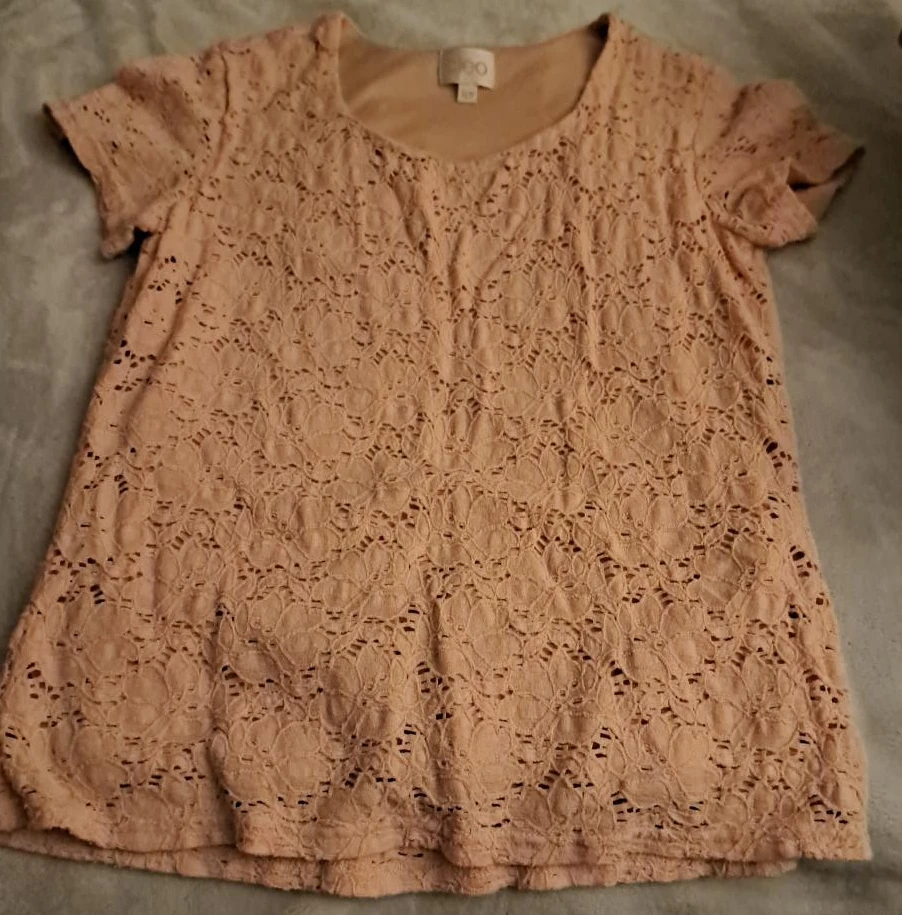 Cleo Blush Lace Top