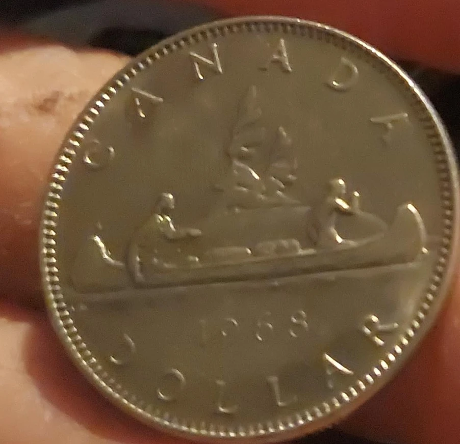 1968 Canada Silver Dollar Coin