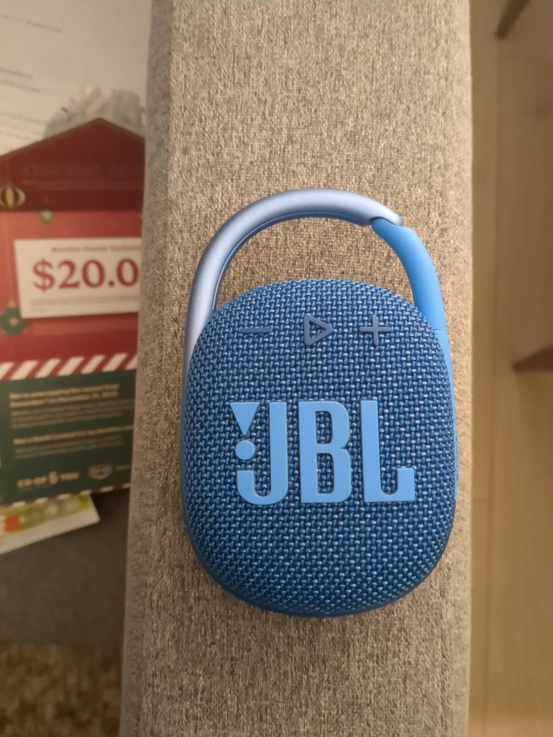 JBL Clip 4 Blue Portable Bluetooth Speaker