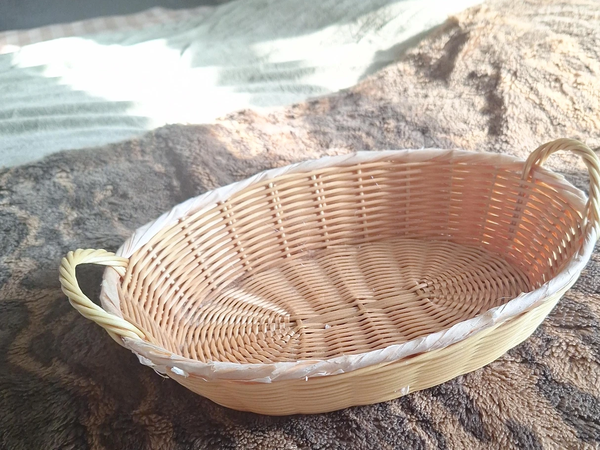 Wicker Basket with Handles