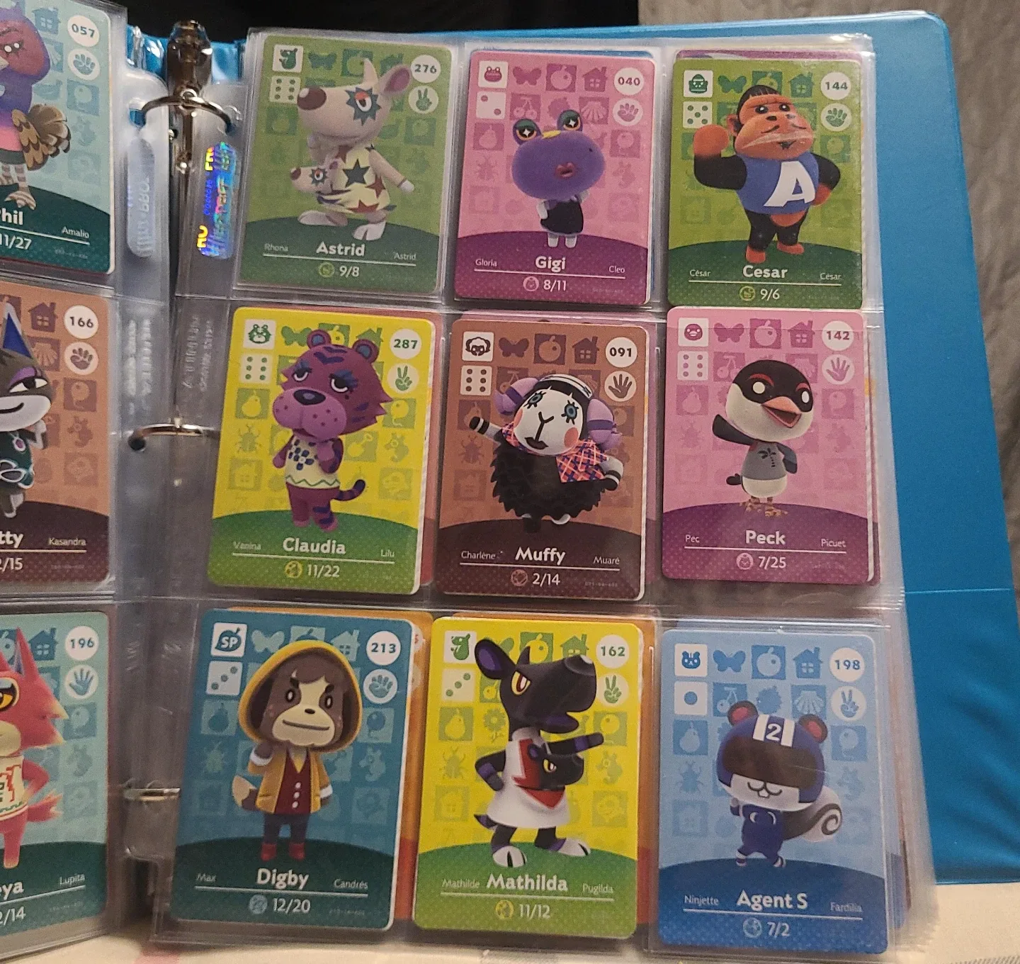 Animal Crossing Amiibo Cards - Astrid, Gigi, Claudia