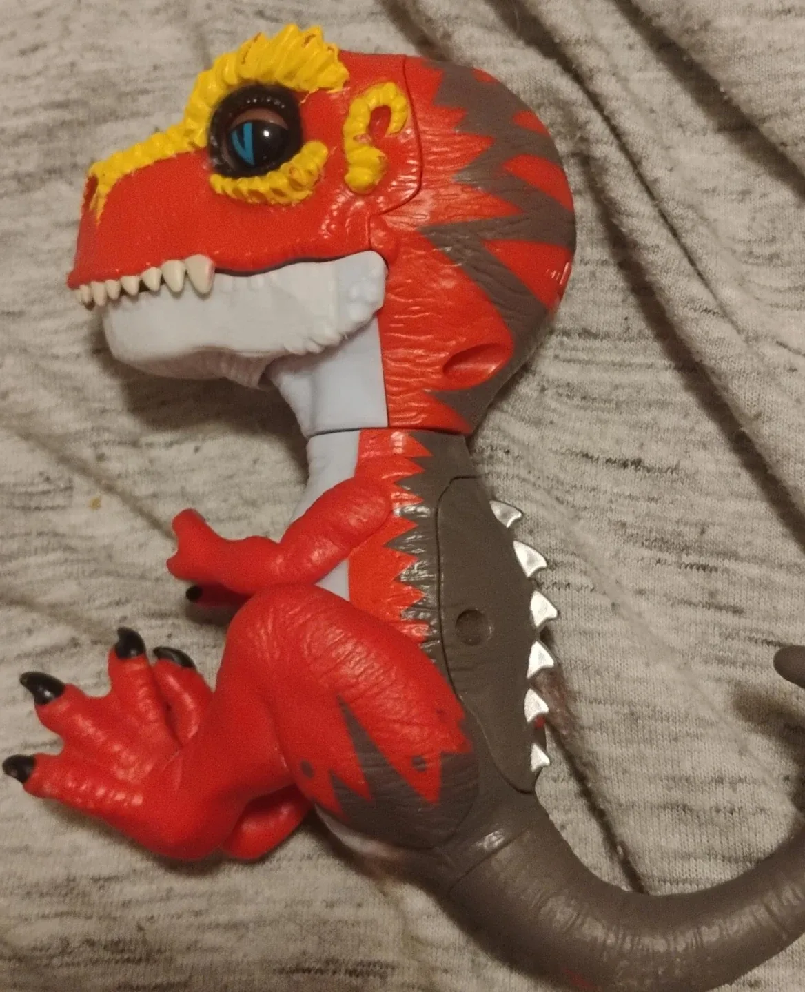 Red & Grey Dinosaur Toy