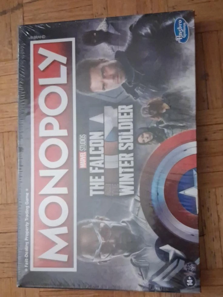 Monopoly Falcon and The Winter Soldier Board Game